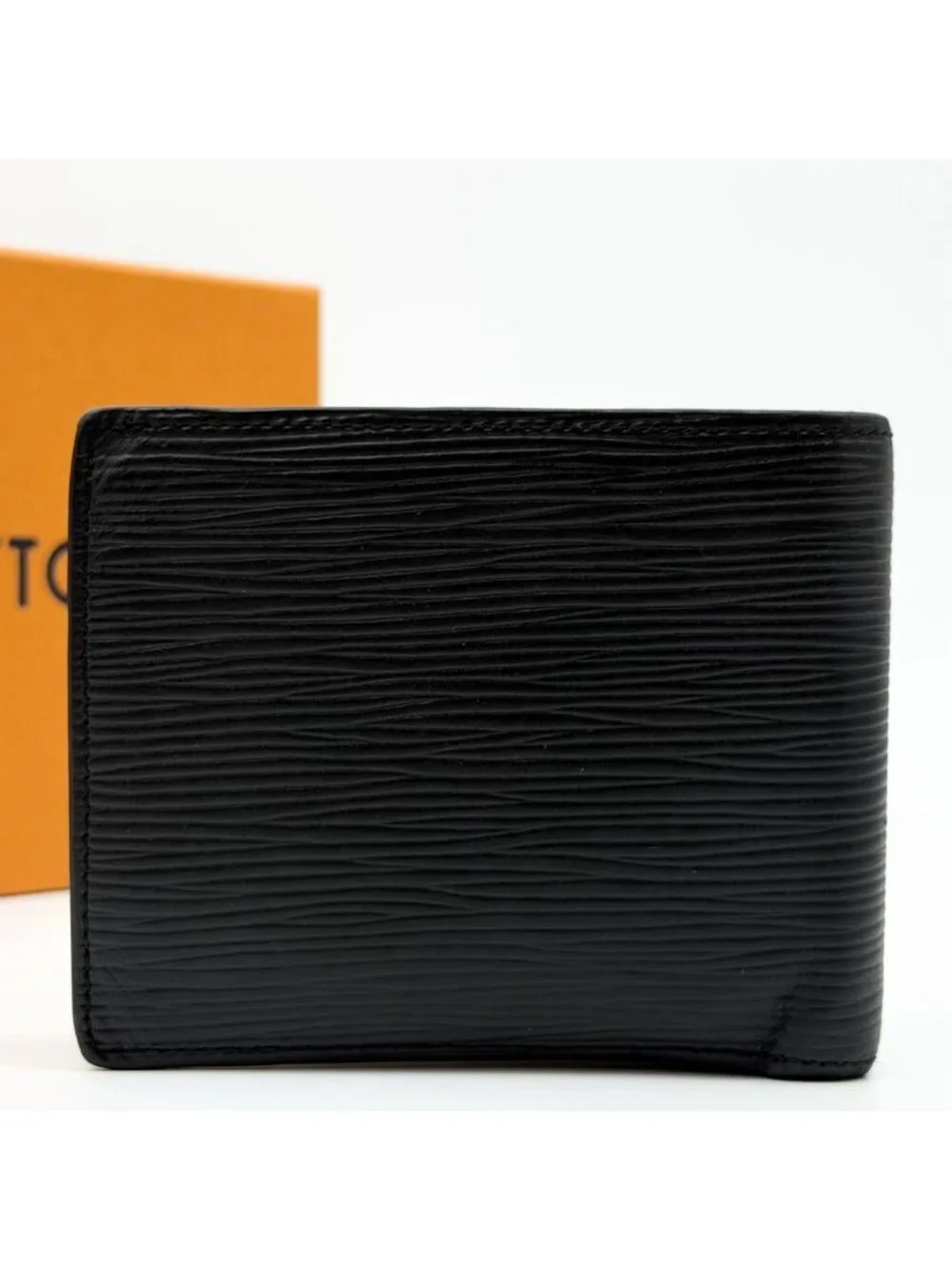 Louis Vuitton Portefeuille Marco NM Black Leather Wallet